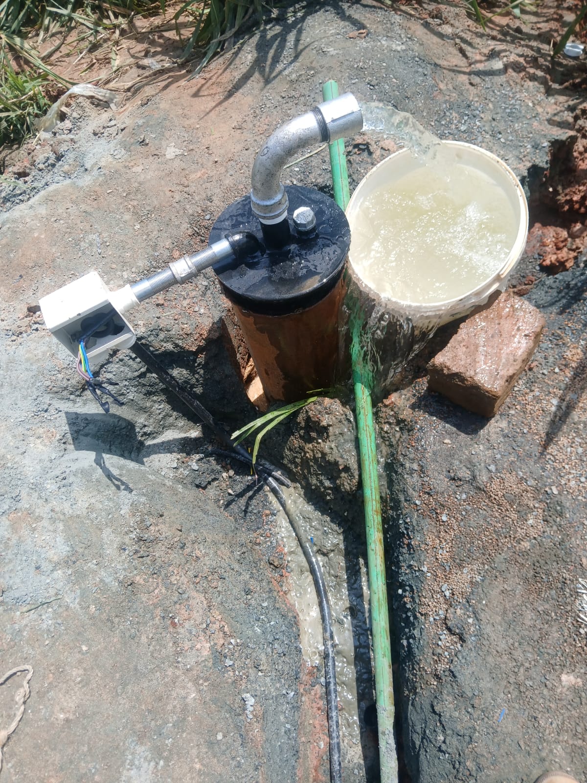 Solar-powered borehole water pumping project in Kenya