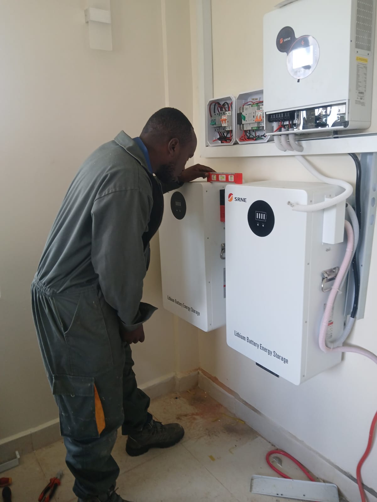 Solar system upgrade project in Kenya