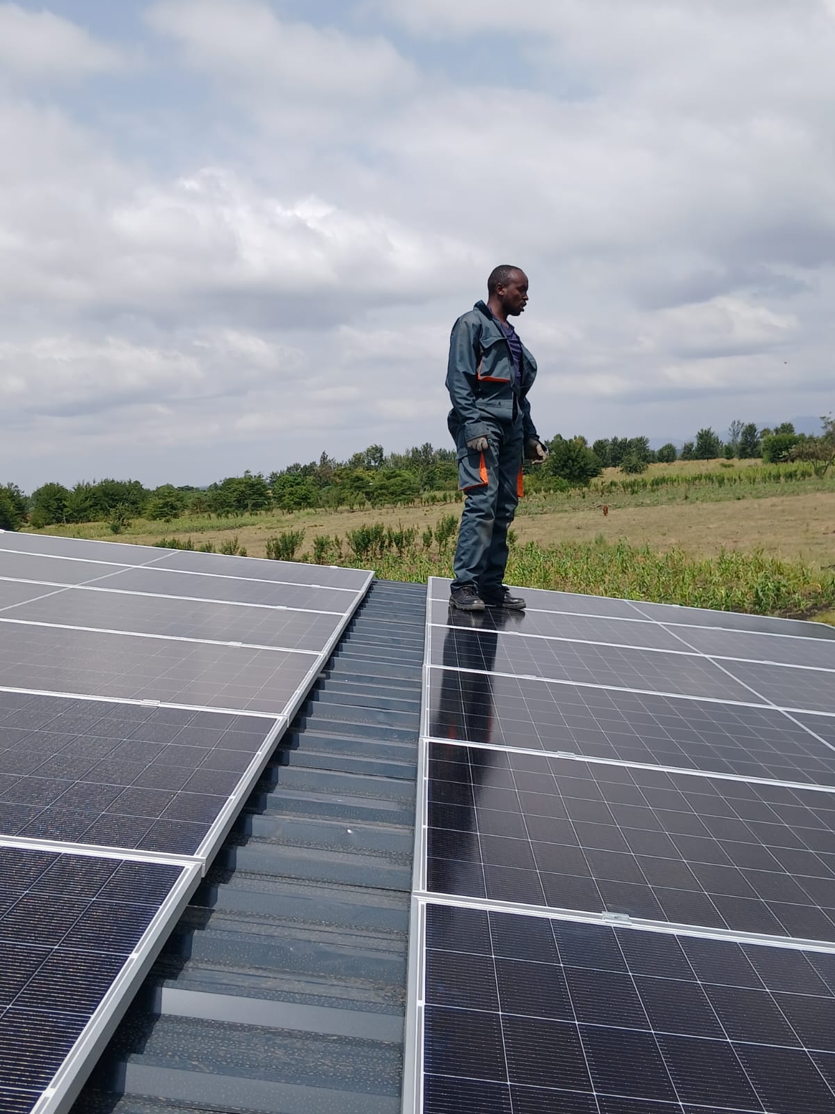 Commercial solar installation in Kenya