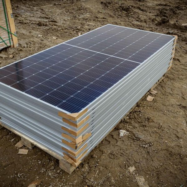 Monocrystalline solar panels supplied in Kenya